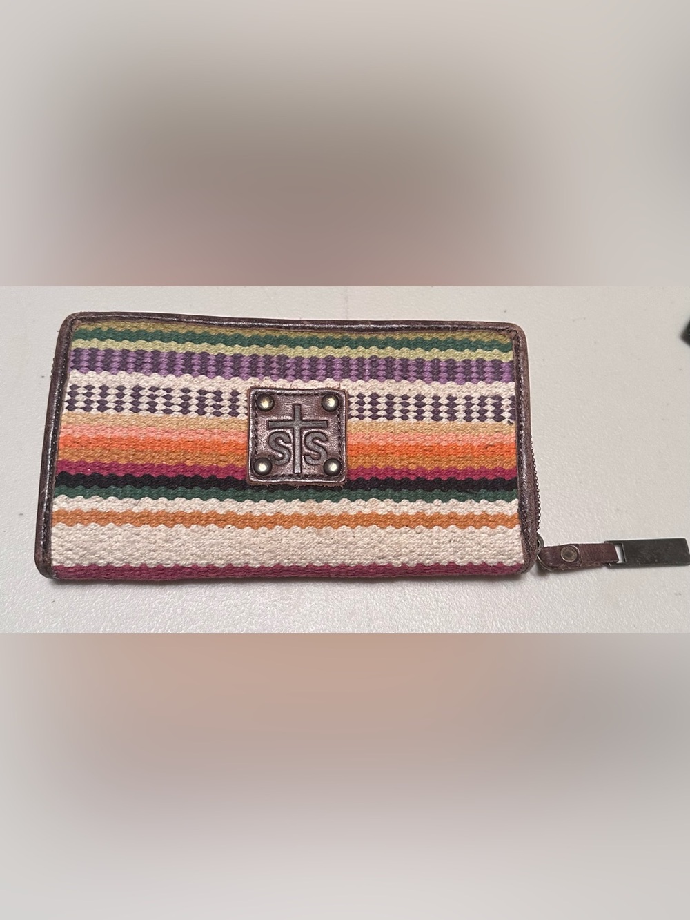 STS Ranchware Womens Tularosa Serape Wallet Southwest Aztec Zip Around